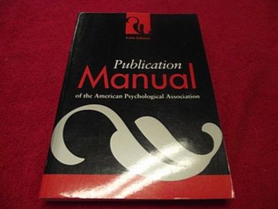 an introduction to the publication manual of the american psychological association The publication manual of the american psychological association (5th ed, 2001) provides a comprehensive reference guide to writing using apa style, organization. an introduction to the publication manual of the american psychological association The publication manual of the american psychological association (5th ed, 2001) provides a comprehensive reference guide to writing using apa style, organization.
