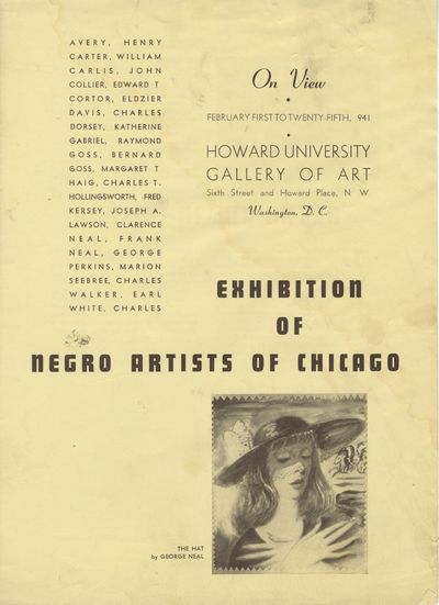 [pre-war Black arts] Exhibition of...