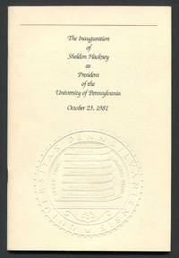 (Program): The Inauguration of Sheldon Hackney as President of the University of Pennsylvania, October 23, 1981