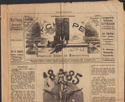 Lycko-Per N:o 1, 1885. Illustrerad skämt- och…