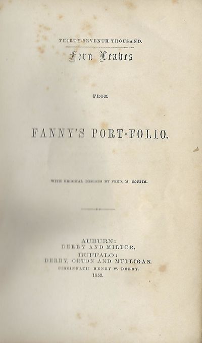 FERN LEAVES FROM FANNY'S PORT-FOLIO