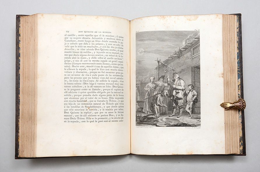El ingenioso hidalgo Don Quixote de la Mancha. de CERVANTES, Miguel de