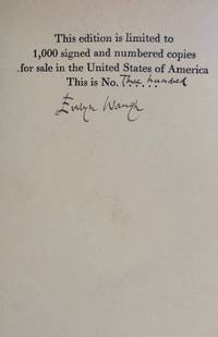 Basil Seal Rides Again or The Rakes Regress -- SIGNED ltd. ed. by WAUGH, Evelyn - (1963)