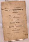 Contest for governor. Peter Turney, contestant, vs. H. Clay Evans, contestee. Minority report of the General Committee of Investigation