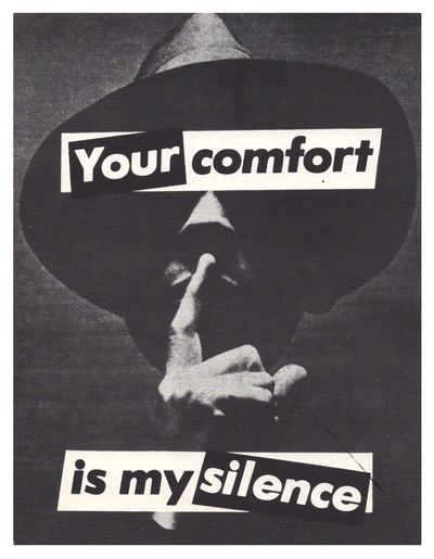 Barbara Kruger: March 3 to April 3 (Announcement Card)