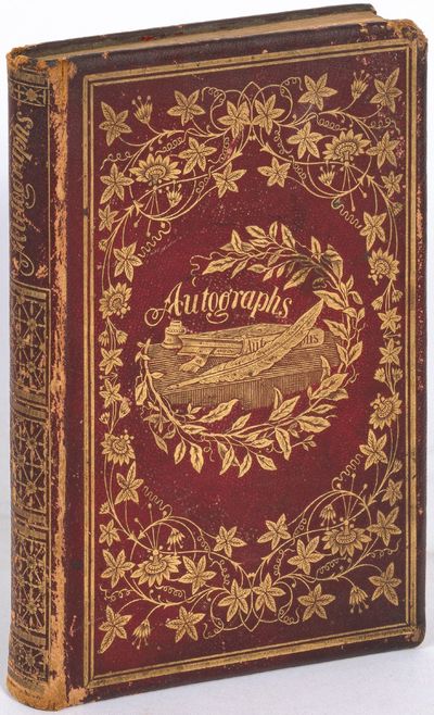 (New England, 1861. Hardcover. Very Good. Octavo. Maroon decorated morocco over boards, stamped in g...