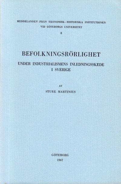 Befolkningsrörlighet under industrialismens…