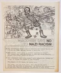 image of Wisconsin says no to Nazi racism