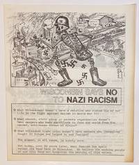 Wisconsin Says No To Nazi Racism - 