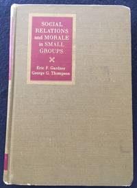 Social Thought From Lore to Science Volume One