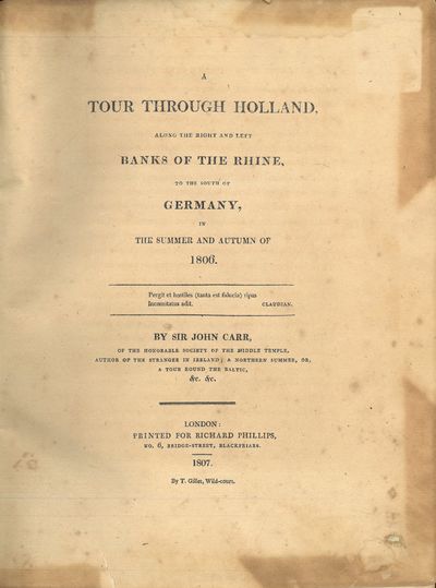A tour through Holland. Along the right and left…