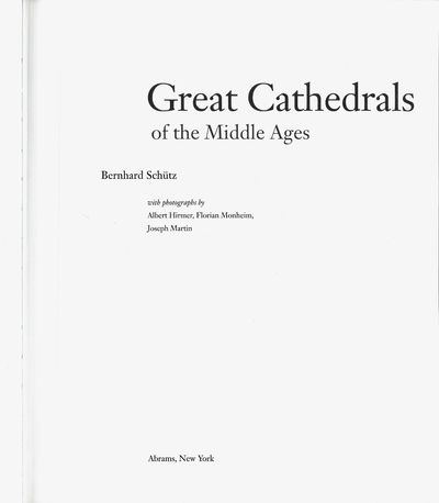 Great Cathedrals of the Middle Ages. With…