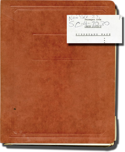 Passages from James Joyce's Finnegans Wake (Original screenplay for the 1966 film)