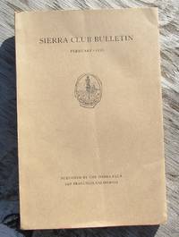 image of SIERRA CLUB BULLETIN February 1936 Volume XXI Number 1