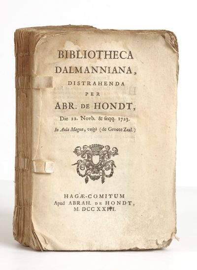 Bibliotheca Dalmanniana, distrahenda per Abr. de Hondt, Die 22. Novb. & seqq. 1723…
