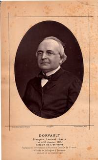cover of A fine Woodburytype (photoglypty) portrait of Dorvault