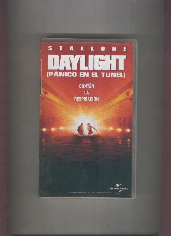 Video VHS Panico en el tunel (Daylight) con Sylvester Stallone by
