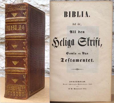 Biblia, det är, All den Heliga Skrift, Gamla och…