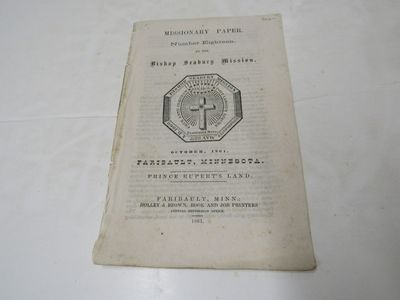 Missionary Paper. Number Eighteen by the Bishop Seabury Mission