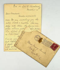 [QUILTING] [WOMEN] Handwritten letter from the Initial Crotchet Co.