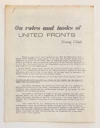 image of On roles and tasks of United Fronts