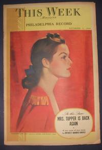 This Week  Magazine Section Philadelphia Record Mrs. Tupper