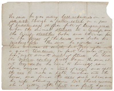 The Most Famous Artifact of Lincoln's Humor -- His "Bass-Ackwards" Manuscript