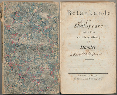 Betänkande om Shakspeare jemte åter en…