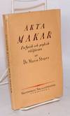 Äkta Makar; Ett Nytt Bidrag till De Sexuella Problemens Lösning (Married Love: A New Contribution to the Solution of Sexual Problems)
