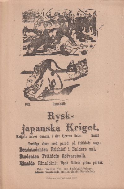 Nya Visor. N:r 102. [Utg. av] Svenska Vis- och…