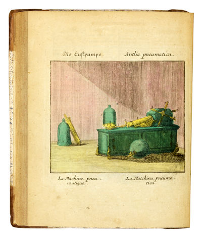 Spectaculum naturae & artium : in vier Sprachen, Deutsch, Lateinisch, Franzoesisch und Italiaenisch. 2 Volumes in 1