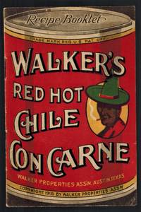 (Texana) Walker&#39;s Red Hot Chile Con Carne Recipe Booklet