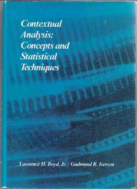 image of Contextual Analysis: Concepts and Statistical Techniques