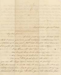 Letter Describing a Lonely Holiday Spent Cooking Alone, Cool Sulphurs, Arkansas, 1854