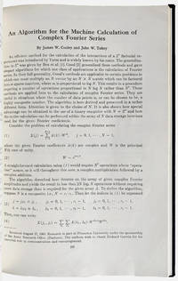 An Algorithm for the Machine Calculation of Complex Fourier Series.