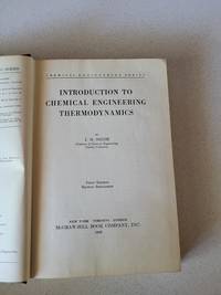 Introduction to Chemical Engineering Thermodynamics by Smith - 1949