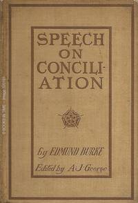 cover of Burke's Speech on Conciliation with America 1775