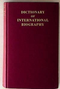 Dictionary of International Biography 1963: Volume One