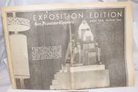 image of Exposition Edition, San Francisco Chronicle; page one, section two, Friday, February 17, 1939