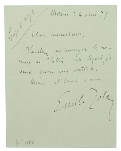 Manuscript Letter.