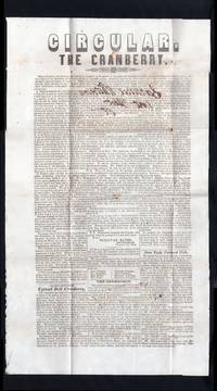 Circular. The Cranberry. Fellow Citizens