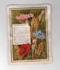 New Year Thoughts" -- Victorian Greeting Card