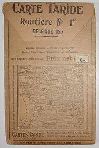 Carte Taride. Routiere No. 1. Belgique ((Road Map, Belgium)