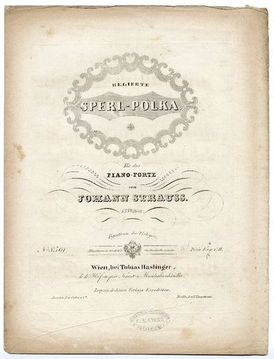 Beliebte Sperl-Polka. Für das Piano-Forte. [Op. 133]