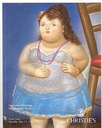 cover of Christie's Important Paintings and Drawings by Fernando Botero: New York Monday, May 17, 1993