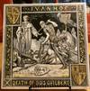 IVANHOE (Original circa 1878 decorative tile depicting a scene from Ivanhoe)