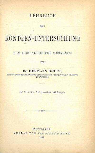 Lehrbuch der Röntgen-Untersuchung zum Gebrauche…