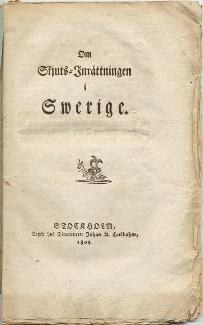 Om skjuts-inrättningen i Swerige.