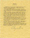 Leon Uris, Exodus, Armageddon, Signed Typescript