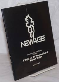 image of NEW A.G.E.: A night for the preservation of human rights; June 7, 1978